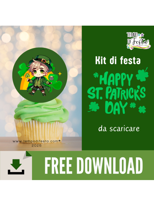 Kit Gratuito di San Patrizio – Decorazioni Stampabili