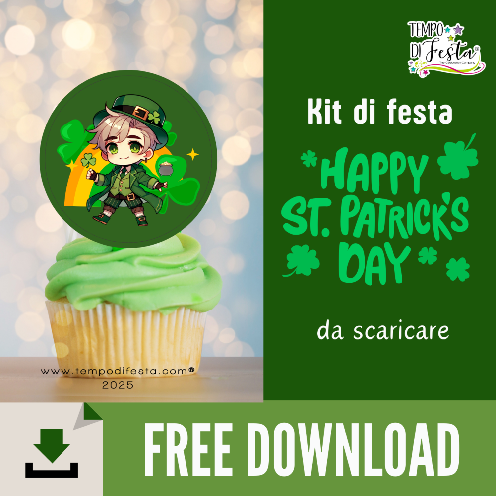 Kit Gratuito di San Patrizio – Decorazioni Stampabili