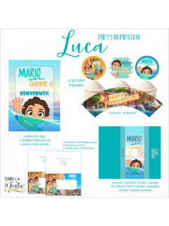 Luca disney pixar, digital party kit
