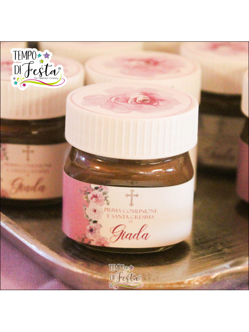 Personalised Inspired by Nutella Mini Jar in PVC Box With