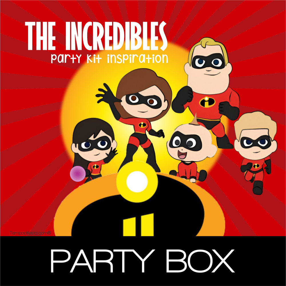 The Incredibles Customized Party Box