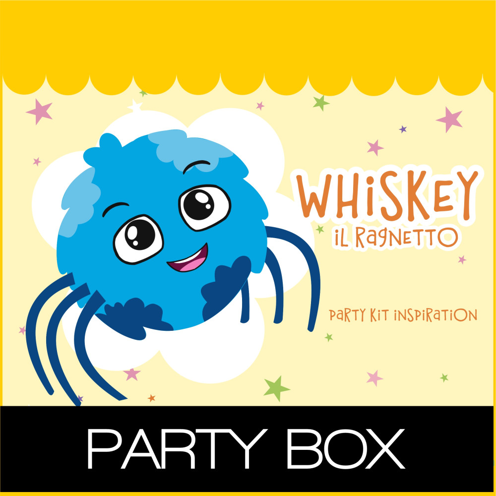 Whiskey Spider personalized party box