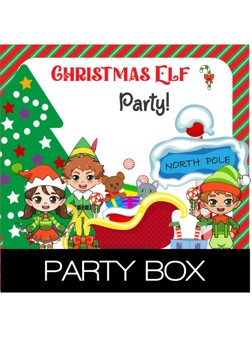 Christmas Elf personalized party box