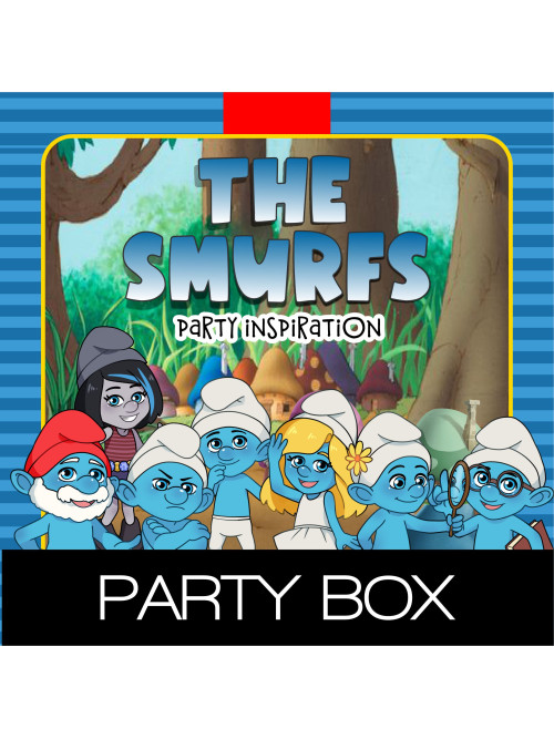 Smurfs personalized party box