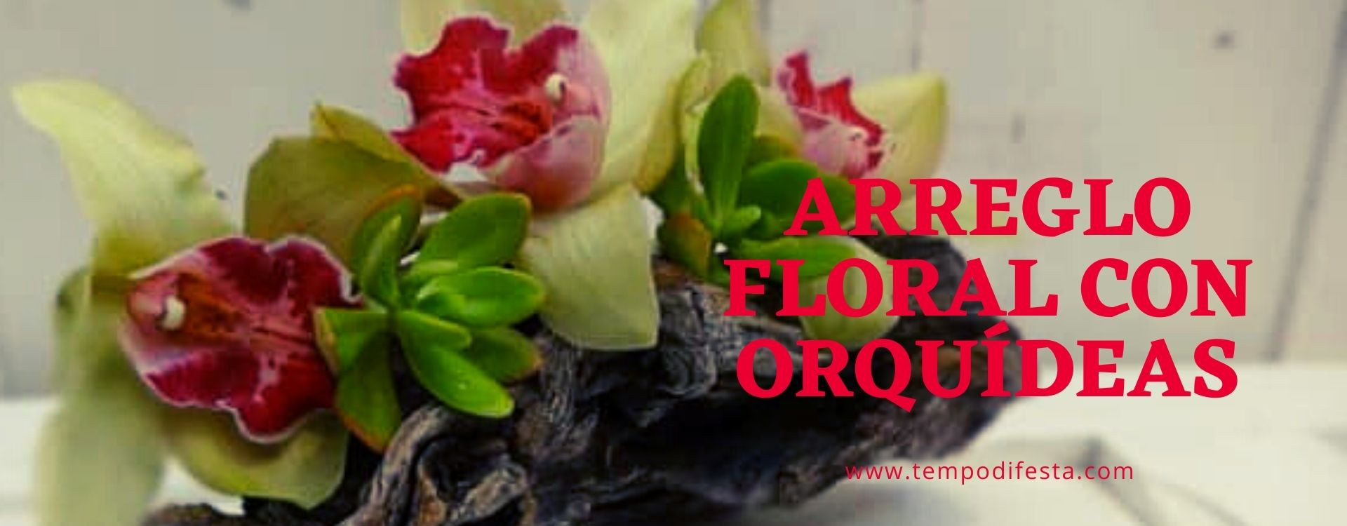 Crea un arreglo floral con orquídeas 11/04/2017