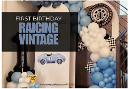 Tommaso's first birthday: a vintage racing car theme 2025/01/08